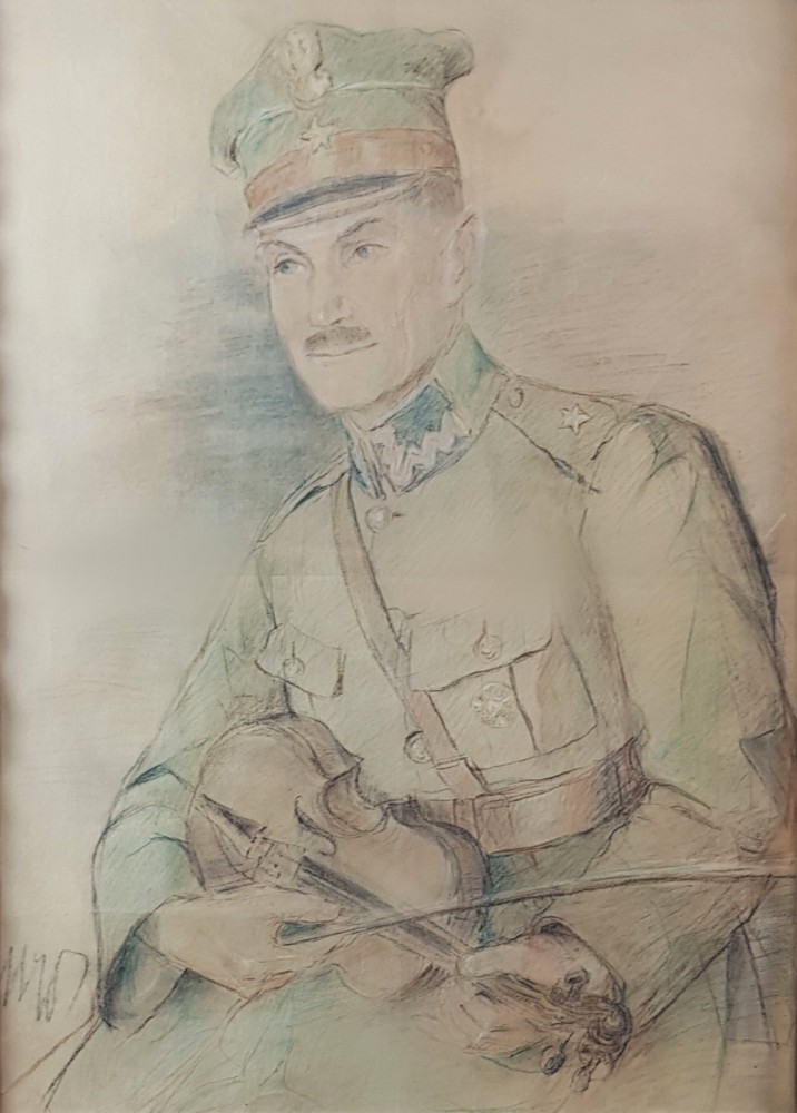 Portert Karola Zolicha w mundurze